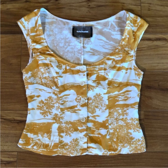 Reformation Wallflower Corset Top - Picture 4 of 9